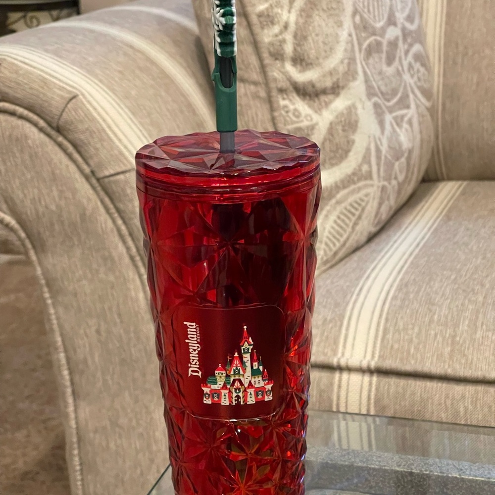 Disney Red Tumbler with Straw - Picture 2 of 6